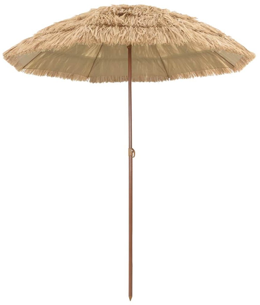 vidaXL Parasol plażowy Brązowy 160 x 196 cm Stal