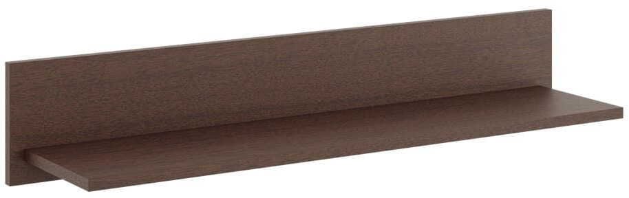 Półka wisząca, ścienna, loft, 100x20x18 cm, wenge, mat