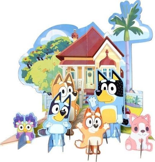 Zestaw dekoracyjny na stół Bluey papier