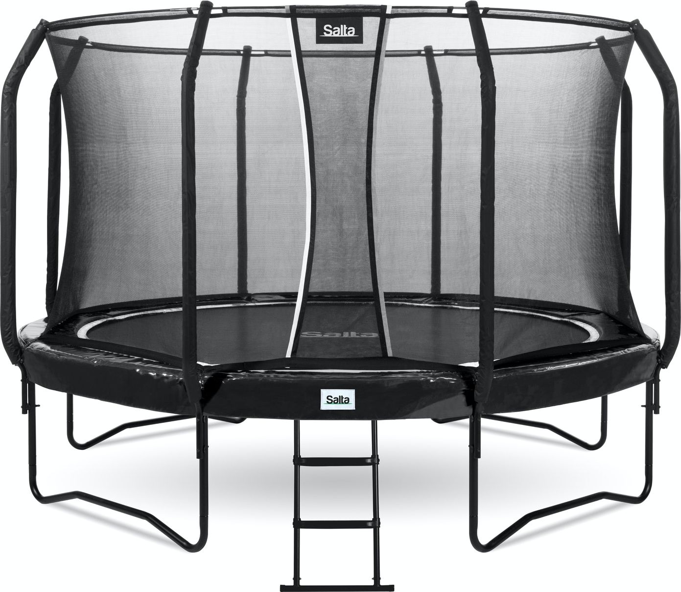 Trampolina ogrodowa Salta ogrodowa First Class z siatką wewnętrzną 8 FT 251 cm czarna