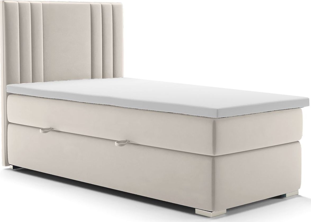 Elior Pojedyncze łóżko boxspring Felippe 80x200 - 58 kolorów