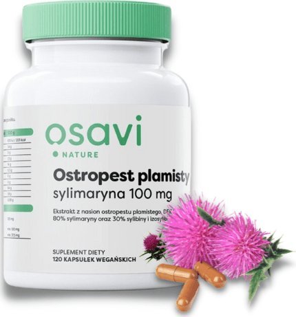 Osavi Osavi Ostropest plamisty, sylimaryna 100 mg 60 kapsułek