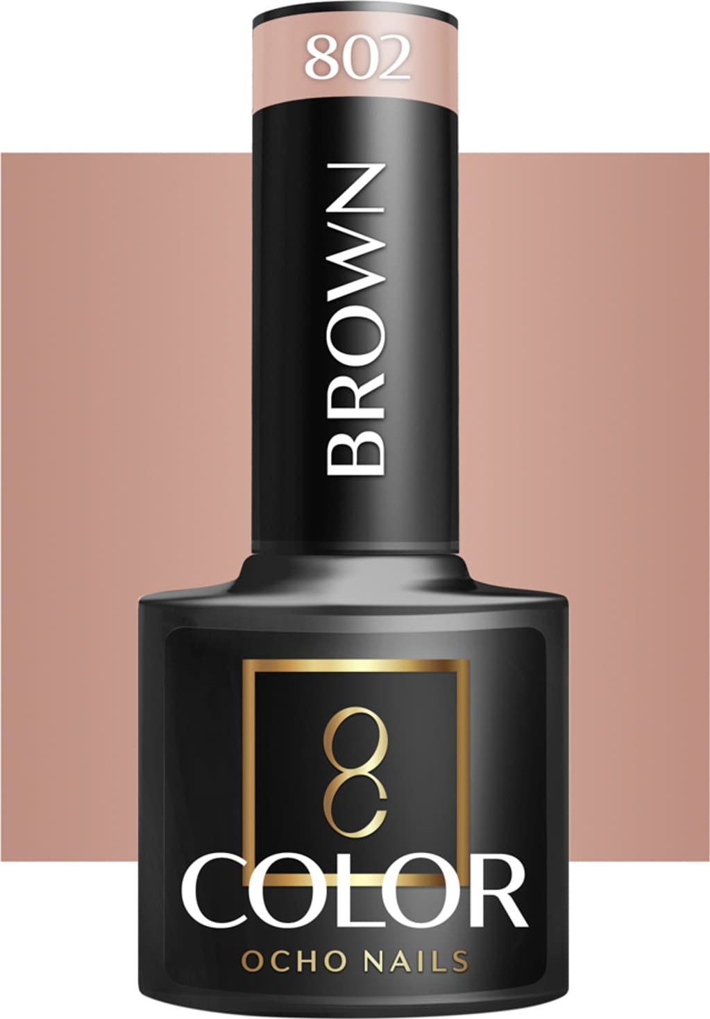 Activeshop OCHO NAILS Lakier hybrydowy brown 802 -5 g