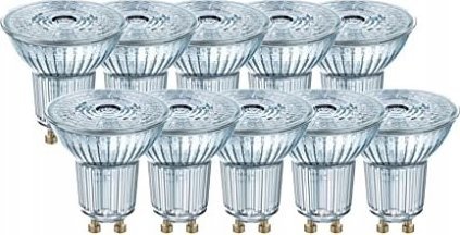 Ledvance 10x Żarówka LED Osram 4,3W (50W) GU10 PAR16 36D 350lm 4000K neutralna 230V reflektor 36 stopni 4058075036703