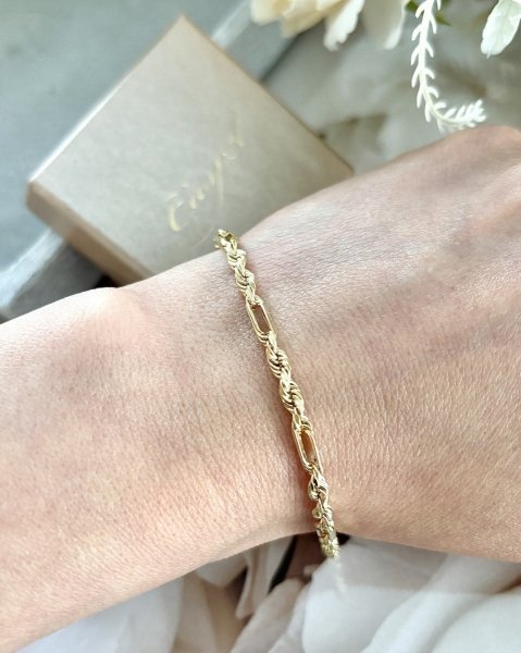 Złota bransoletka damska BR.01378 PR.585