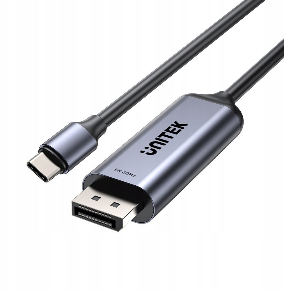 Kabel USB Unitek USB-C - DisplayPort 1.5 m Czarny (V1423DGY01)