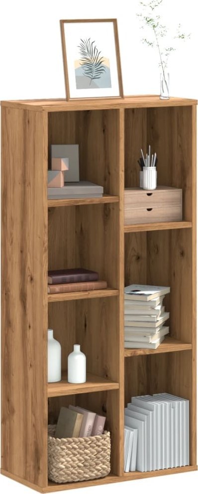 vidaXL vidaXL Regał, dąb artisian, 50x25x105 cm, materiał drewnopochodny