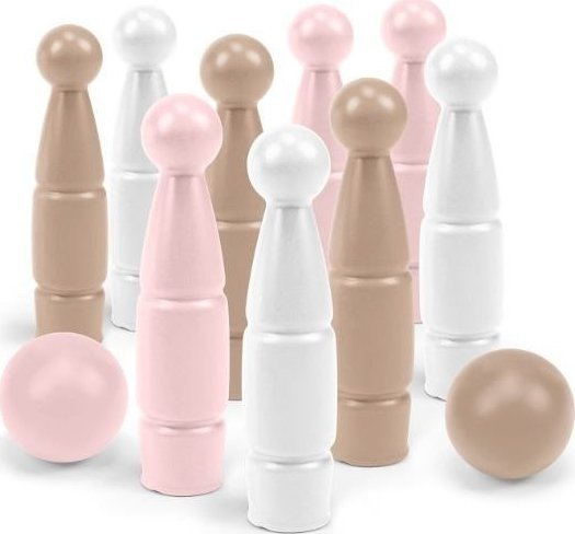 Wader Zestaw do gry w kręgle Różana Wata Cukrowa