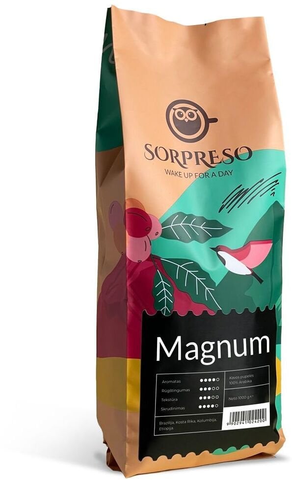 Kawa ziarnista Sorpreso Ziarna kawy MAGNUM (1kg)