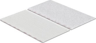 Velcro VELCRO Velcro Strips Extra Strong Adhesive Hook & Loop 50mm x 100mm x 2 zestawy Biały