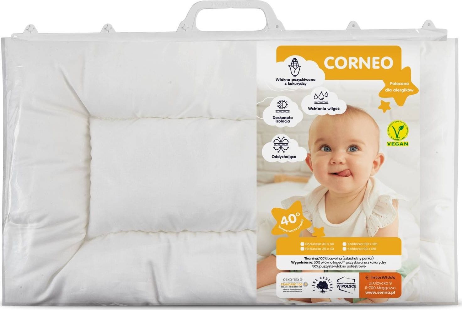 CORNEO-PODUSZECZKA DZIECIĘCA 40X60