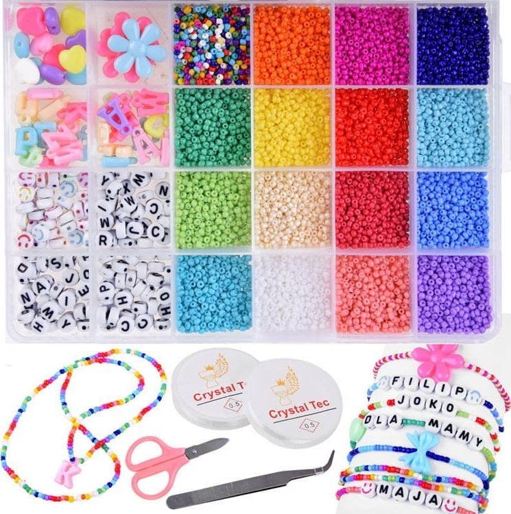 Jokomisiada Koraliki do bransoletek zestaw koralików ZA4172