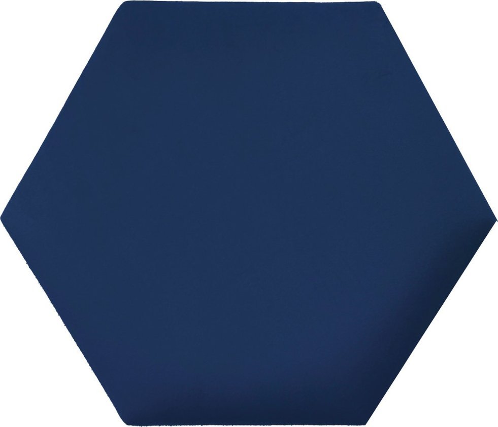 Panel tapicerowany heksagon 50cm Magic Velvet 2203 (Błękit pruski) 50x43,3