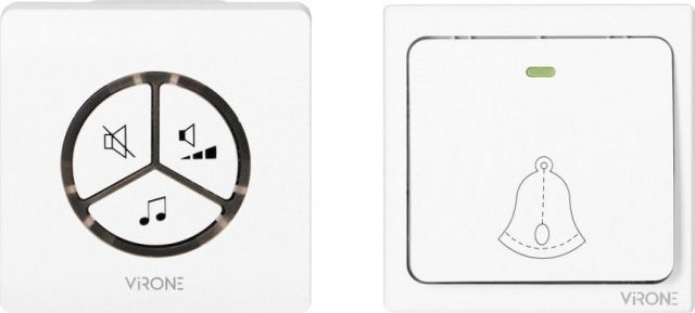 Virone Dzwonek bezprzewodowy Orno WAYO AC VIRONE DB-3 Bezpieczne zakupy z dostawą do domu
