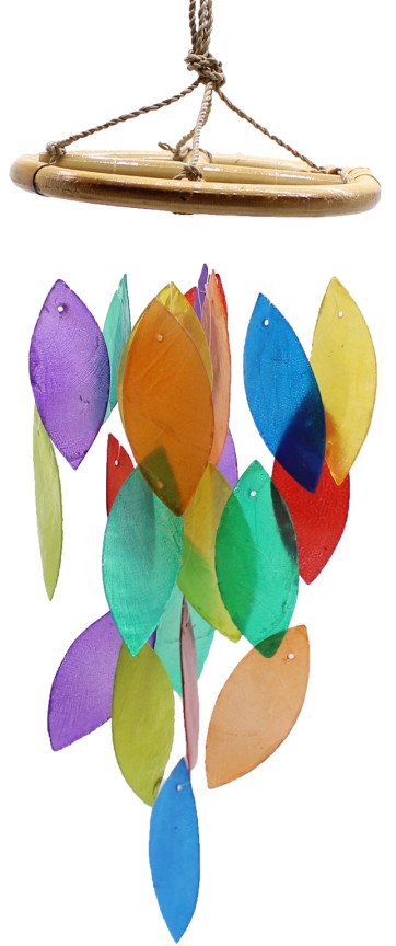 Drewniany Dzwonek Wietrzny - Okrągły