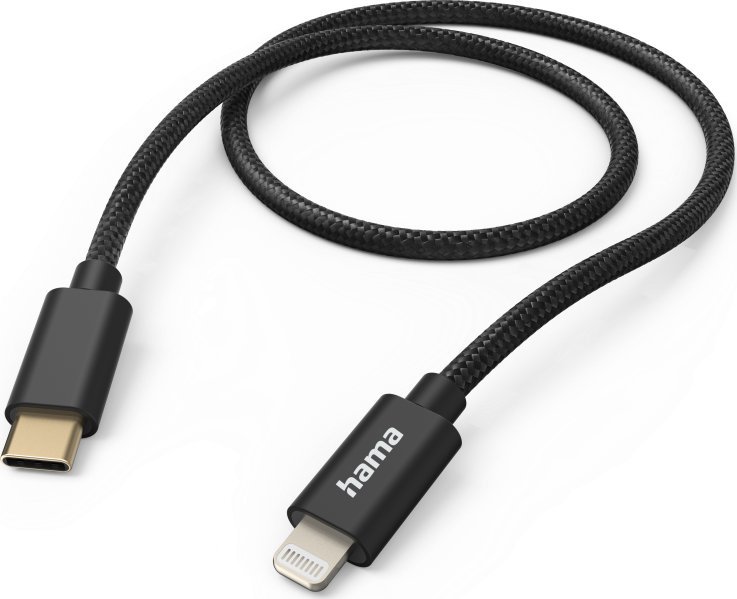 Kabel USB Hama Lightning - USB-C 1.5 m Czarny (002015460000)