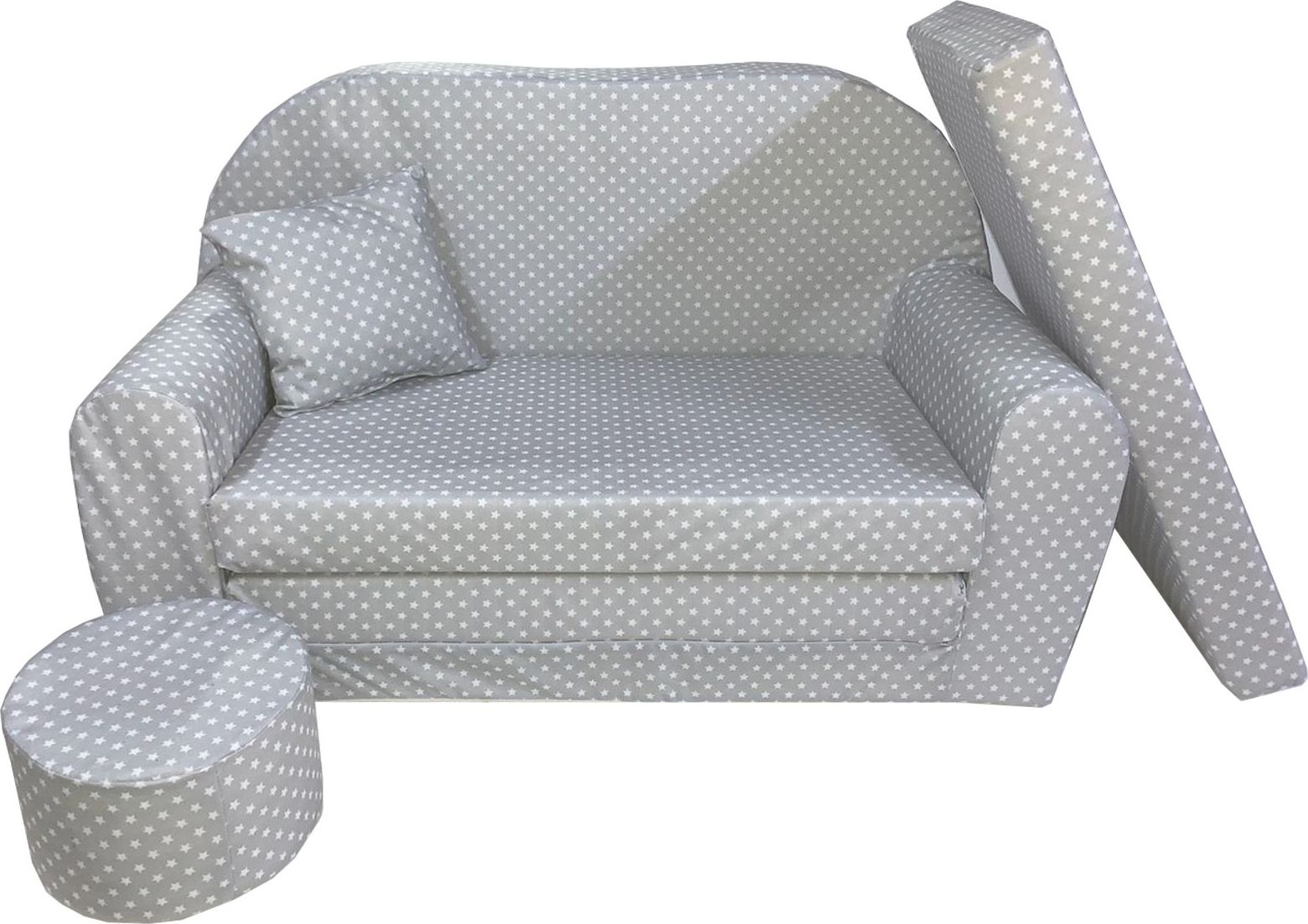 Galeriatrend Sofa Dziecięca Kanapa Łóżko Gwiazdki