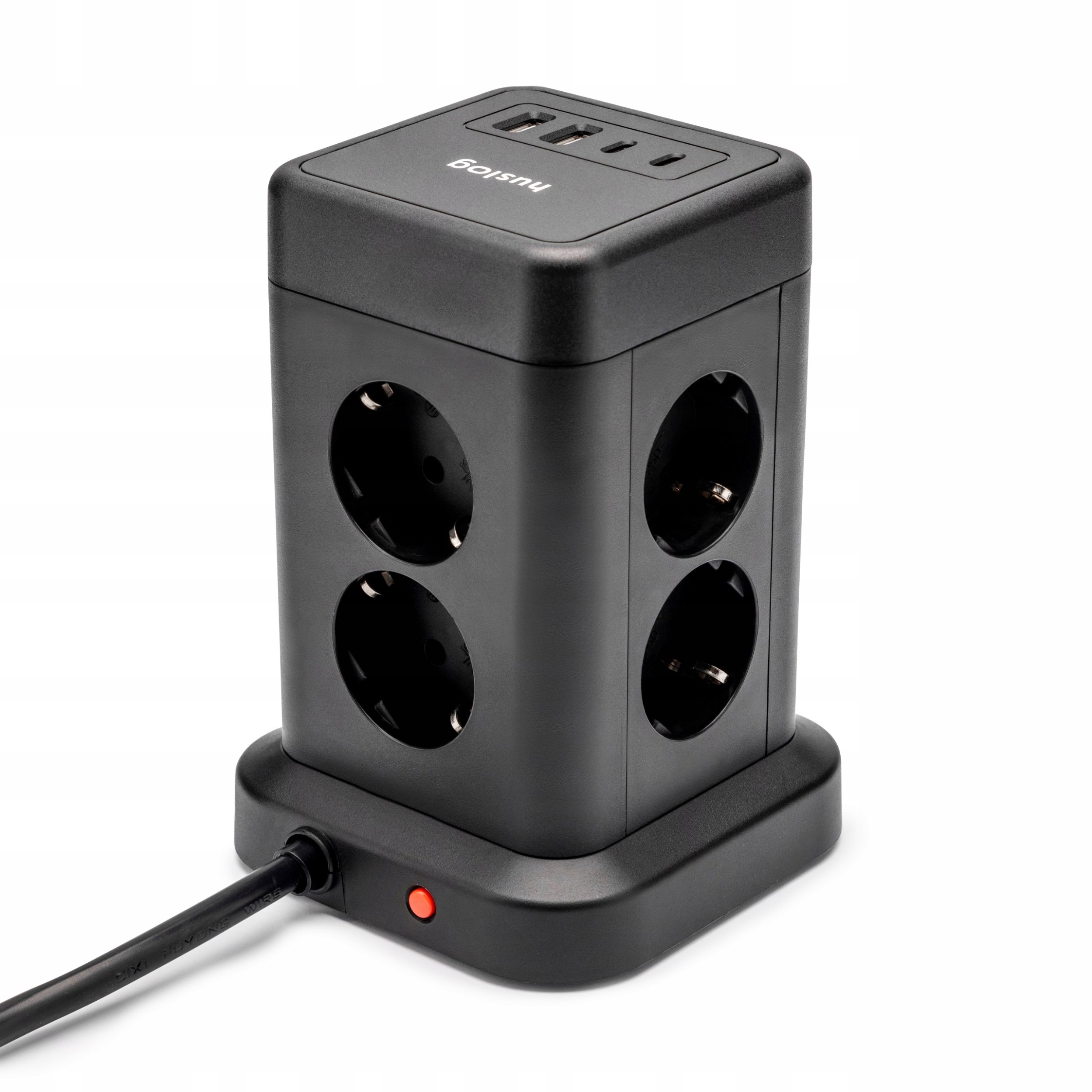 Huslog Przedłużacz pionowy z USB