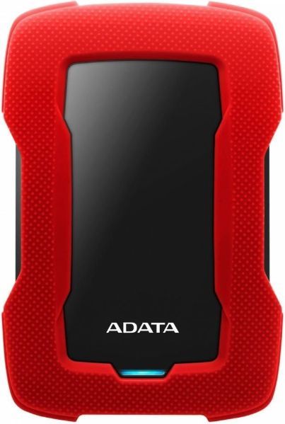 Dysk zewnętrzny HDD ADATA HD330 1TB Czarno-czerwony (AHD330-1TU31-CRD)