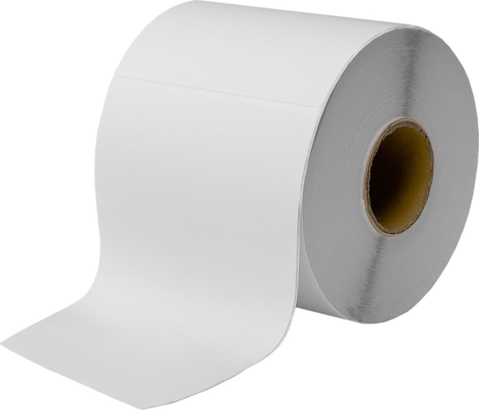 Hurtel Etykiety adresowe na paczki do drukarki termicznej 100x150mm rolka 500szt białe Etykiety adresowe na paczki do drukarki termicznej 100x150mm ro