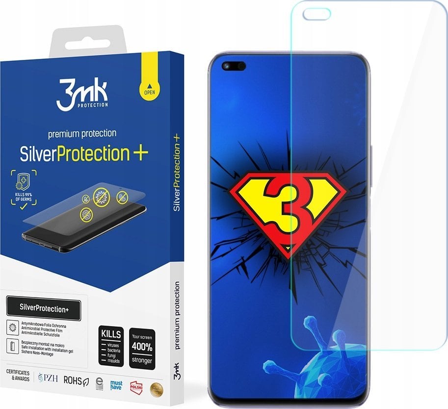 3MK 3mk ochranná fólie SilverProtection+ pro Honor 50 Lite, antimikrobiální