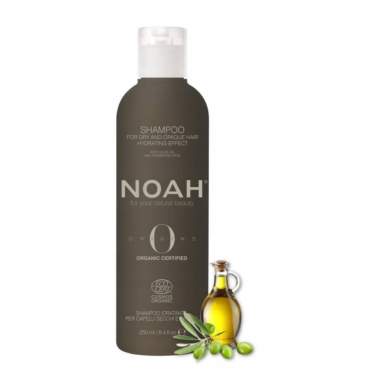 Šampūnas sausiems plaukams, Noah Origins, 250 ml