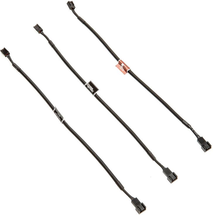 Noctua 3-pin - 3-pin, 0.3m, Czarny (NA-SEC2)