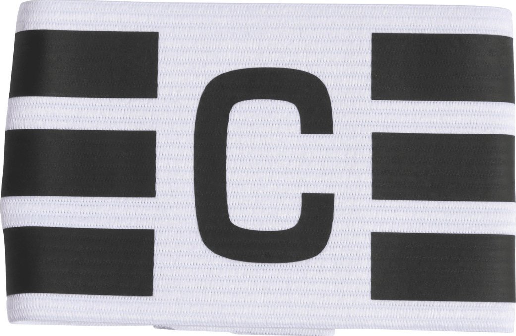 Opaska kapitana adidas Tiro L AB biało-czarna KD4248 Dorośli M/L