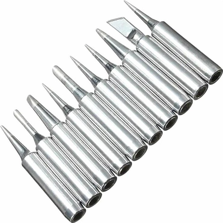 Aptel Zestaw 10 Grotów do Lutownicy Grzałkowej stalowe 10sztuk NZ23