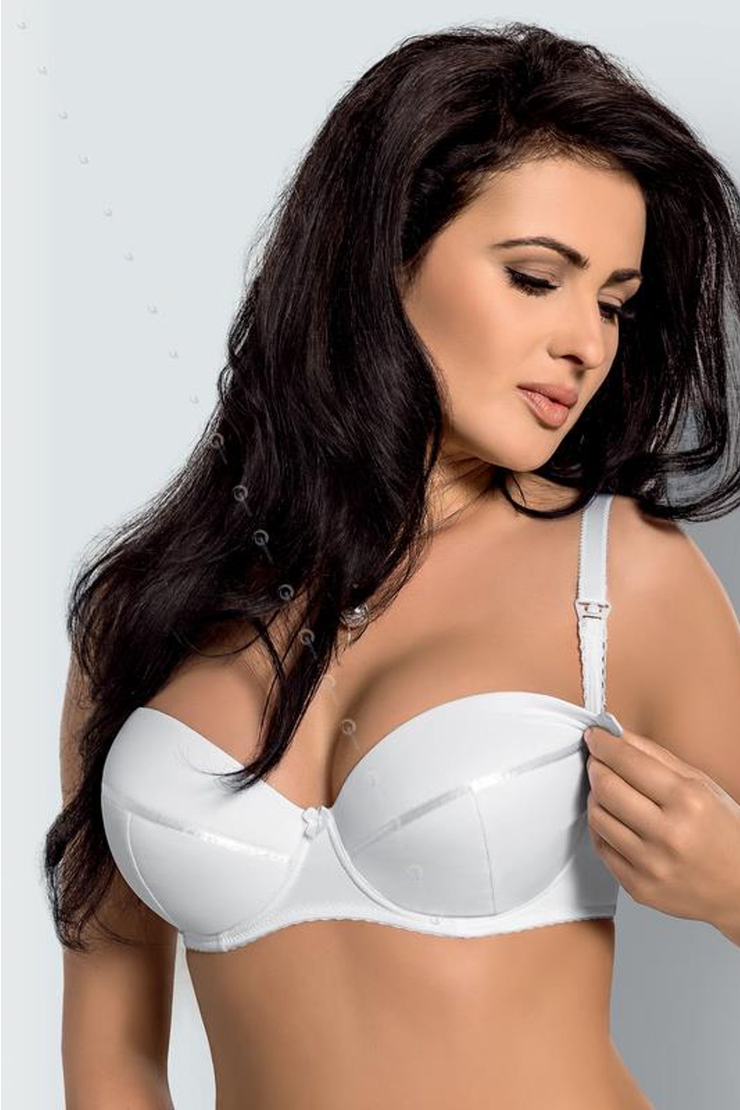 Gorsenia Biustonosz mk 01 ana biały 75G