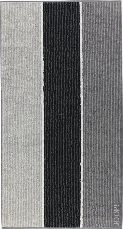 Joop! Ręcznik frotte 50x100 cm Signature Lines 1658-97 czarny
