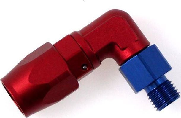 TurboWorks Końcówka 90 na przewód AN10 3/4"-16NPT z oringiem