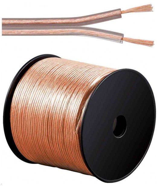 PremiumCord KABLE GŁOŚNIKOWE 99,9% CU MIEDŹ 2X1,5MM2, DŁUGOŚĆ 100 M KJPR-01-100