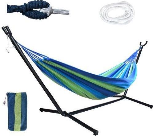 Malatec Hamak ogrodowy 200x150cm ze stelażem