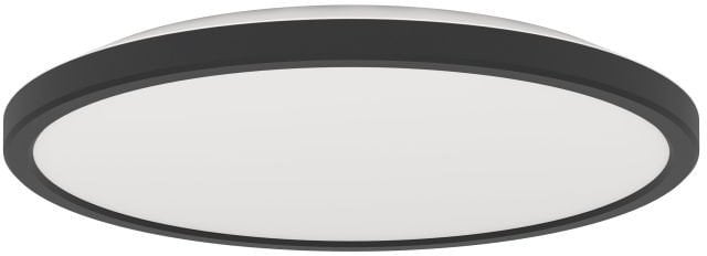 Surface LED panel EGLO ROVITO-Z IP44 13.9W RGB 2700-6500K 1750lm black O30cm remote control/APP