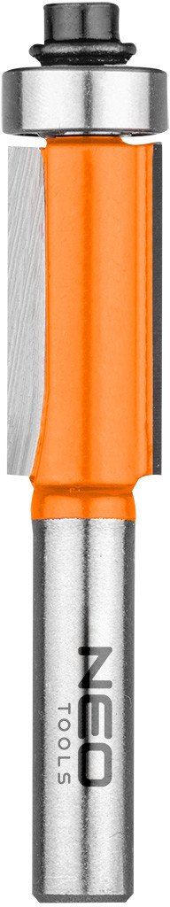 Frez prosty z dolnym łożyskiem, TCT, 12.7 x 25 mm, trzpień 8 mm