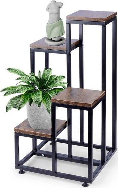 Vilde Kwietnik metalowy 4-poziomowy 69 cm