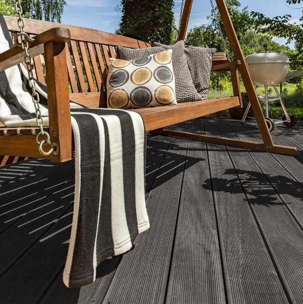 HDL Deska tarasowa kompozytowa antracyt 220x14,6 2m2