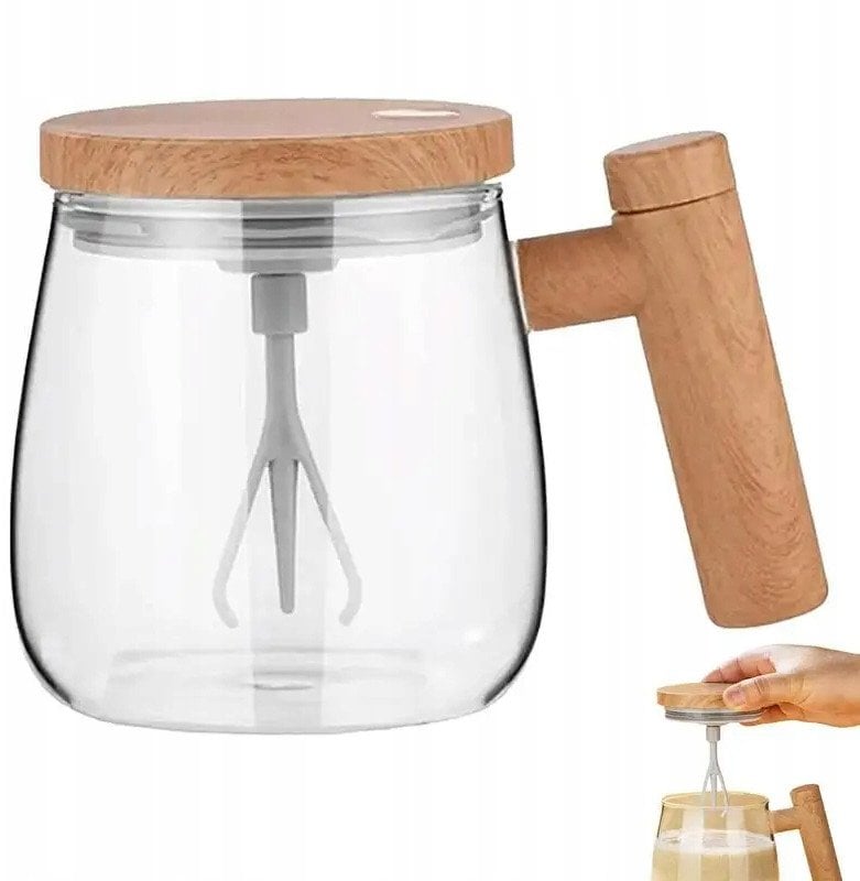 Kubek Samomieszający do kawy Elektryczny Dzbanek mieszający 400ml