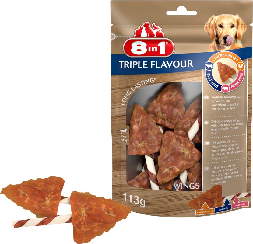 8in1 8in1 PATYKI TRIPLE FLAVOUR WINGS 6 szt. /6