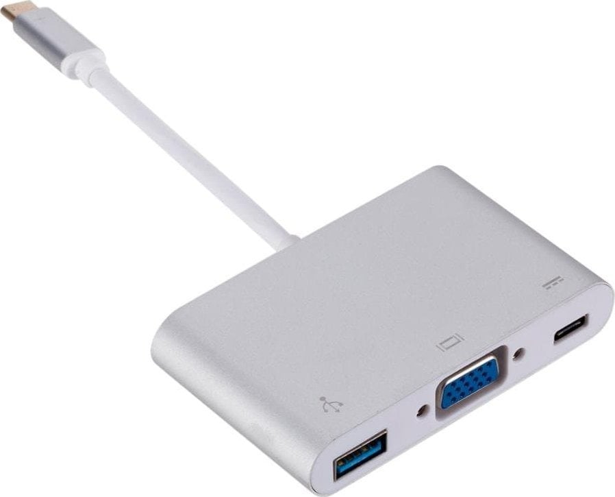 RoGer Multimedia Adapter Type-C to VGA + USB / USB-C