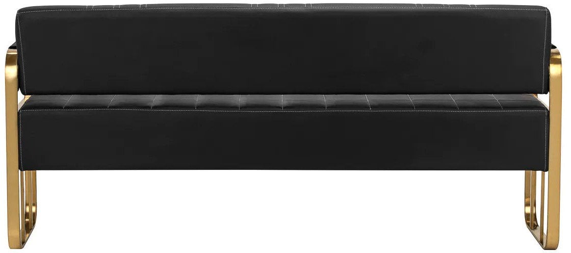 Gabbiano Sofa do poczekalni Avila złoto czarna