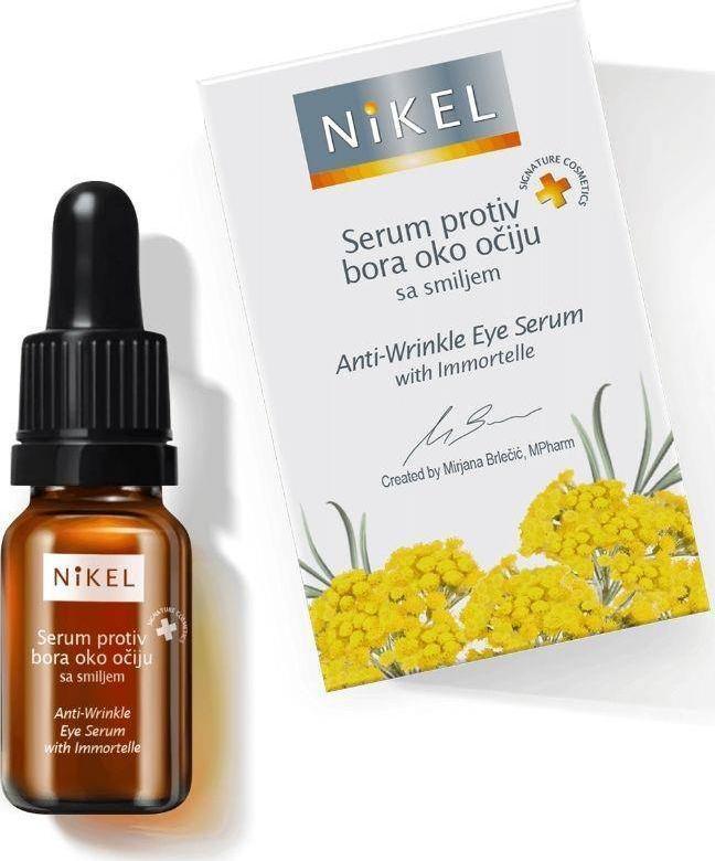 Nikel NIKEL, Przeciwzmarszczkowe serum pod oczy z kwiatem Imortelle, 10ml