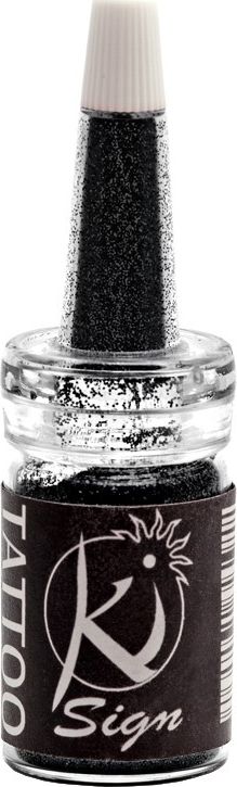 Ki-Sign Brokat do ciała 7 ml Czarny