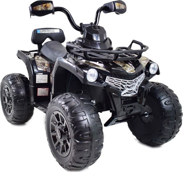 Import SUPER-TOYS MEGA QUAD NA AKUMULATOR, MIĘKKIE KOŁA, MIĘKKIE SIEDZENIE, AMORTYZATORY/JS009