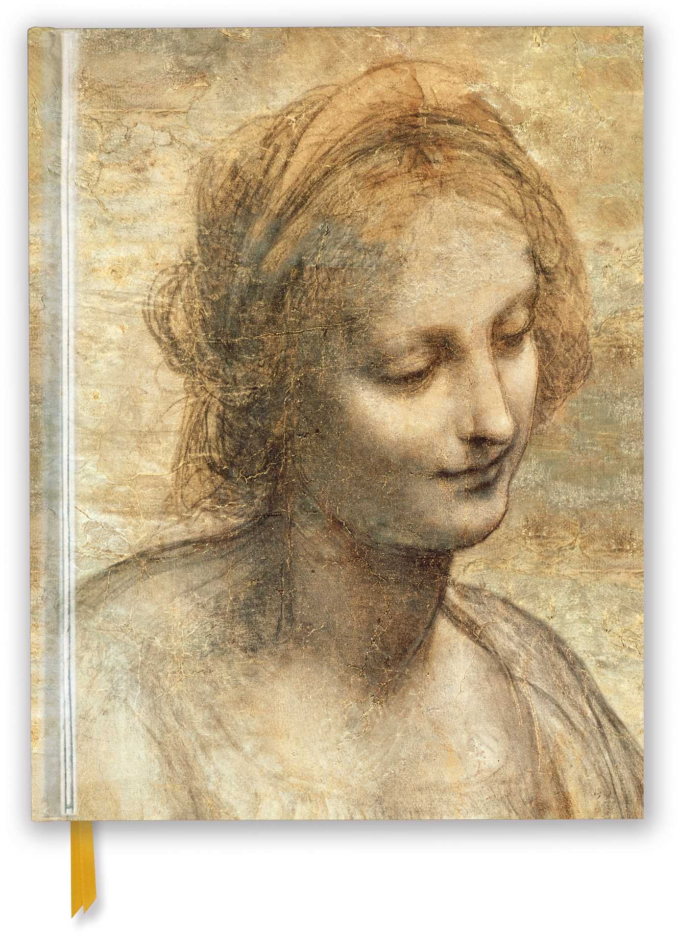 Notatnik A4 gładki TW Głowa dziewicy Leonardo