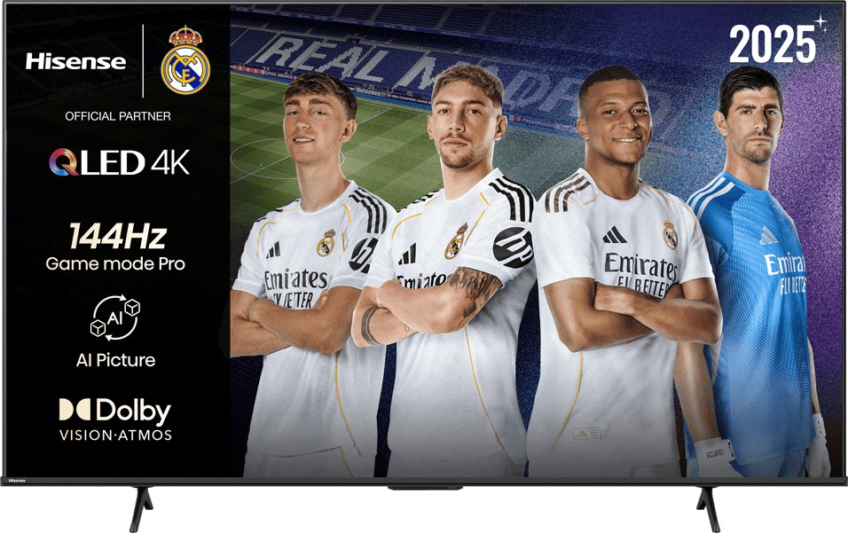 Hisense 65E7Q PRO 165,1 cm (65") 4K Ultra HD Smart TV Wi-Fi Czarny 385 cd/m