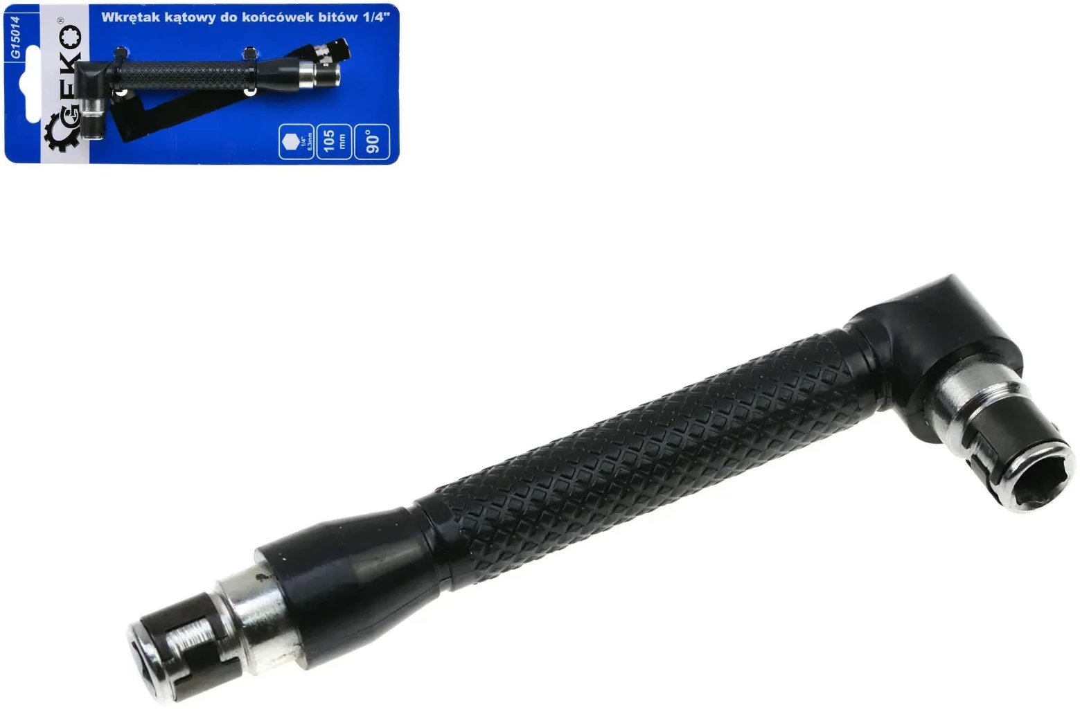 Wkrętak kątowy do końcówek bitów 1/4" (20/120)