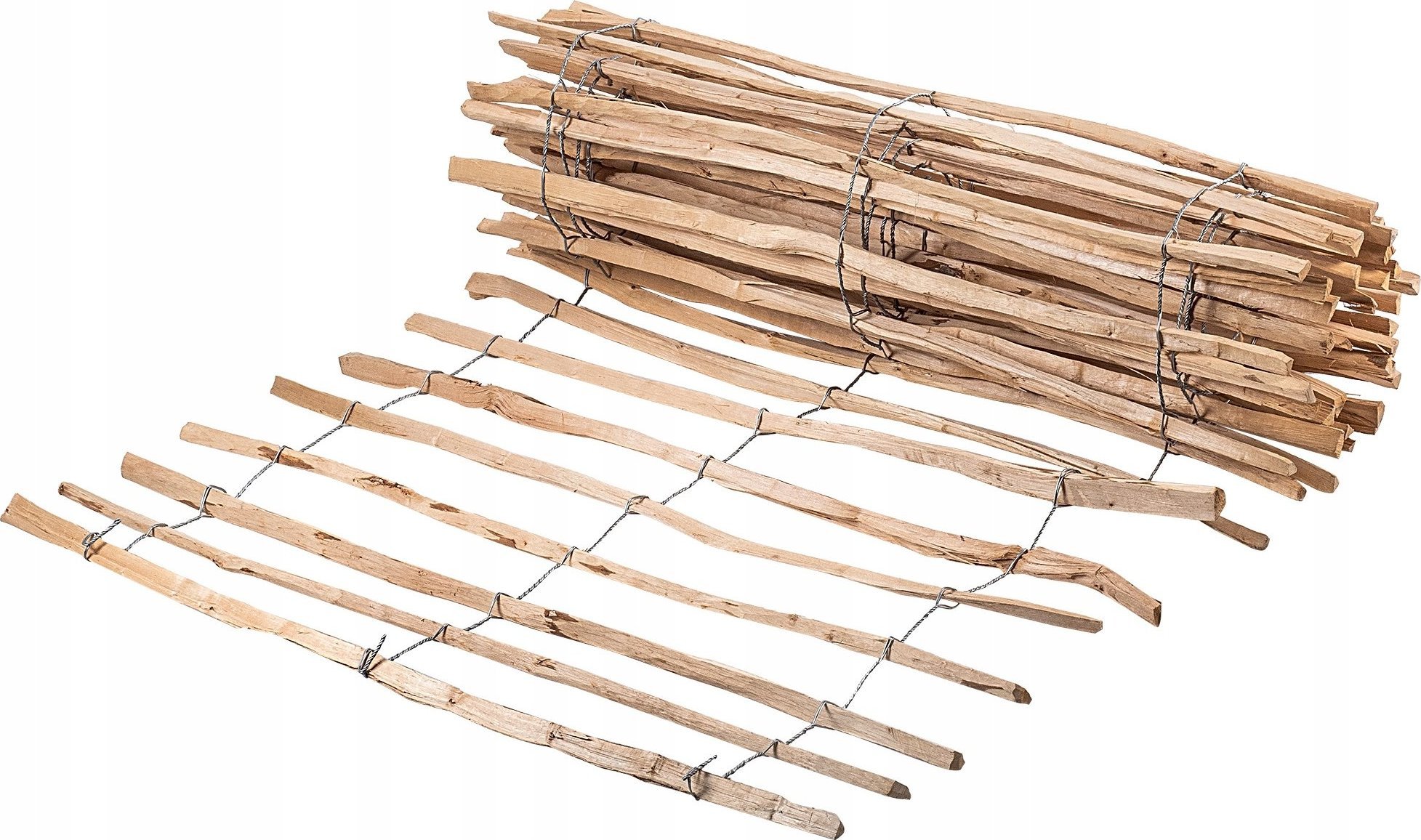 Kadax Płot Drewniany Ogrodzenie Leszczynowe 500x120 9cm