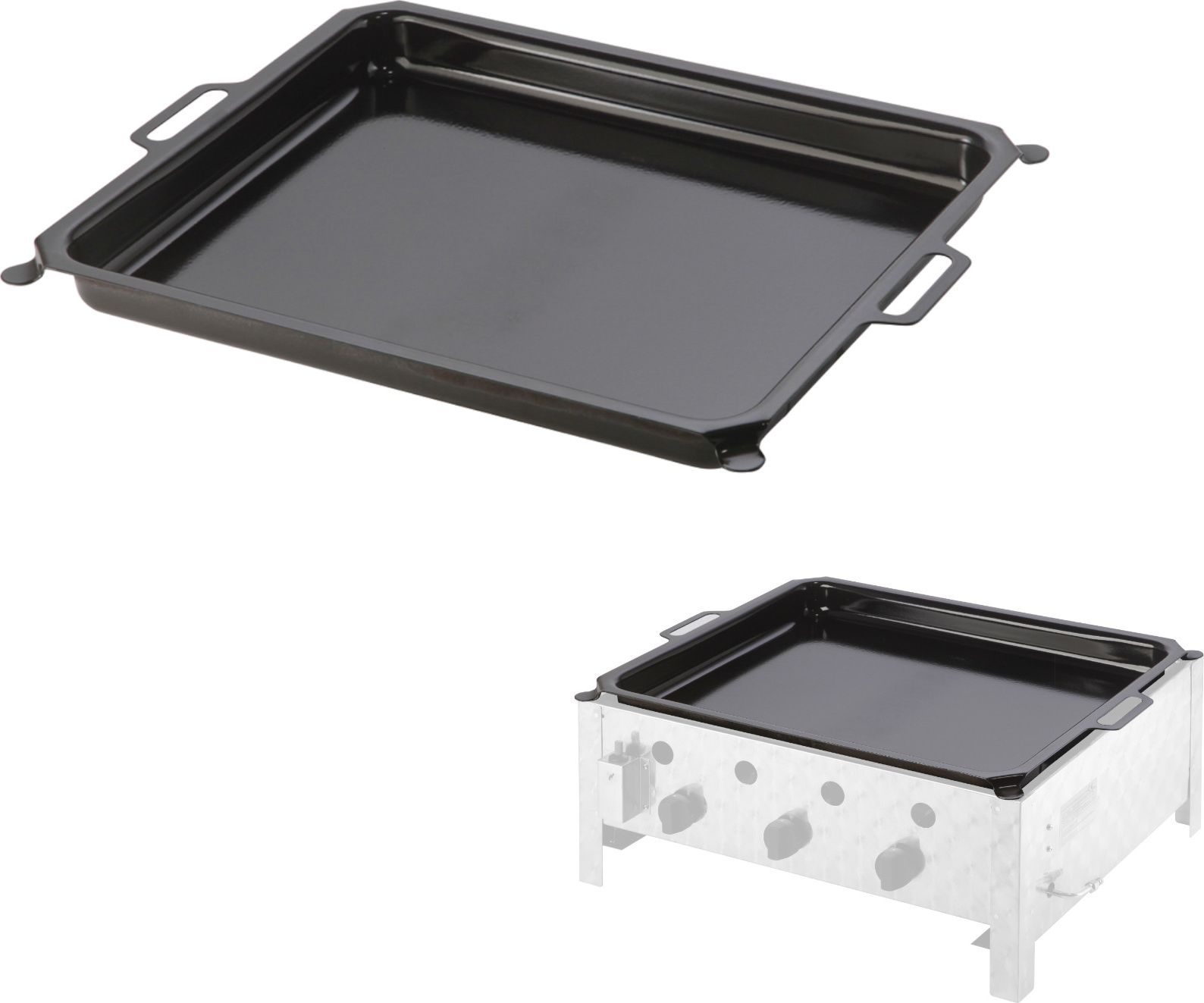 Patelnia Meva grillowa Emaliowana 46cm